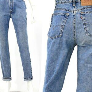 RARE VINTAGE Levi's 512 Size 31 Long High Rise Slim Fit Tapered Leg